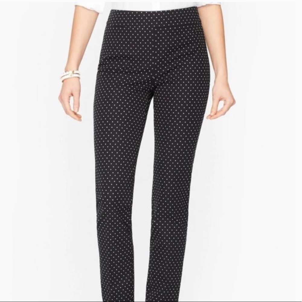 Talbots Polka Dot Ankle Pants